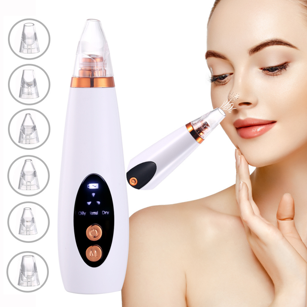 Electronic Skin Face Deep Visible Blackhead Remover Vacuum Pore Cleaner ...