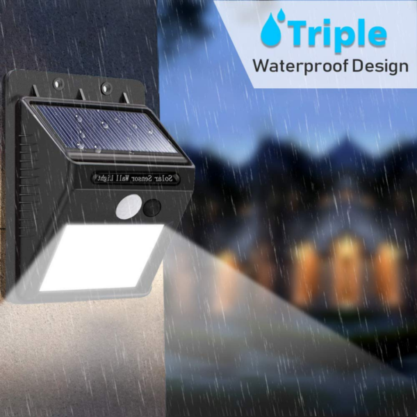 20 LED Solar Powered PIR Motion Sensor Light Garden Outdoor Security Lights