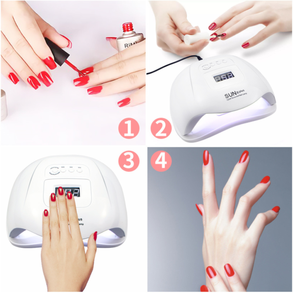 80W SUN Light X5 Plus UV LED Nail Art Dryer Light Lamp Gel Polish Curing AU Plug