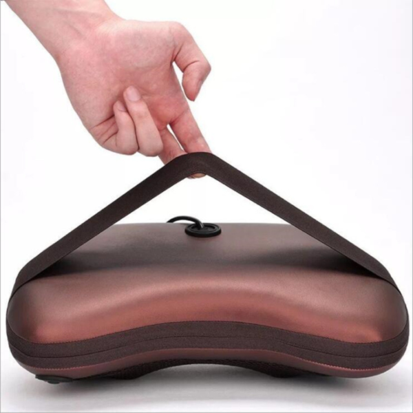 LVK 8 Drives Shiatsu Massager Body Massage Pillow Cushion Neck Knead Car Home