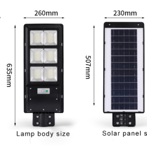 120w Outdoor IP65 Waterproof All- In -One LED Solar Street Light Lamp