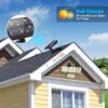 Outdoor LED Waterproof Wireless Security Wall Lamp Motion Sensor Led 4 Heads Solar Flood Lights For Garden - Image 4