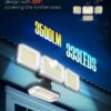 Outdoor LED Waterproof Wireless Security Wall Lamp Motion Sensor Led 4 Heads Solar Flood Lights For Garden - Image 12