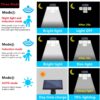 Outdoor LED Waterproof Wireless Security Wall Lamp Motion Sensor Led 4 Heads Solar Flood Lights For Garden - Image 8